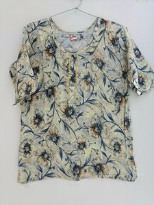 Chikankari Kurti &amp; Cotton Floral Printed Short Kur