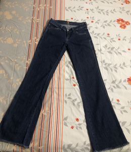 Dark Blue 7 For All Mankind Jeans New Worn Twice