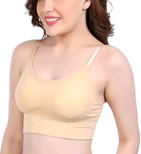 Beige Crop Top Bralette