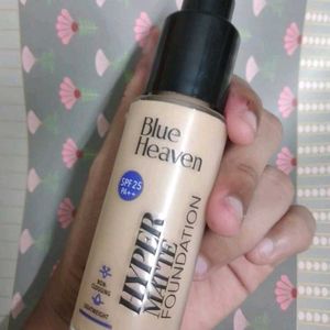 Blue Heaven Hyper Matte Foundation for Face Makeup