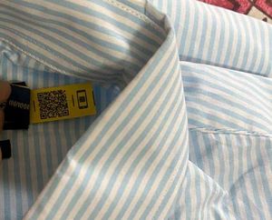 POLO RALPH LAUREN BLUE VERTICAL STRIPES SHIRT