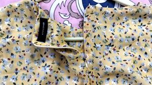 Floral Yellow Long Sleeve Top