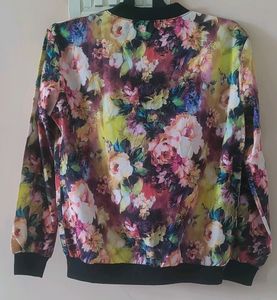 Digital Print Bomber Jacket