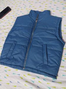 Blue Crop Jacket