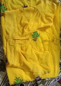 Yellow Saree