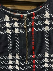 Chic Plaid Peplum Top