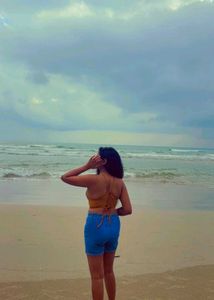 Mustard Yellow Beach Top