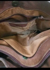 Brown Leather Shoulder Bag