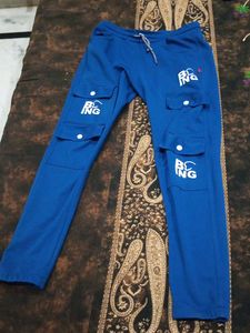 Blue Cargo Pants