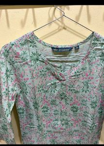 Floral Print Kurta