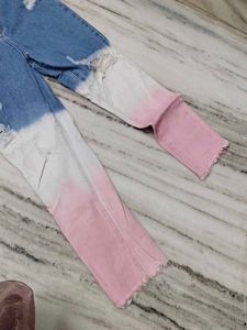 Ripped Ombre Jeans