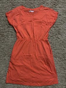 Orange Casual Dress