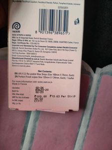 Combo Of Veet Strips Nd Tira Pocket Friendly Bag