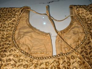 Golden Embellished Blouse