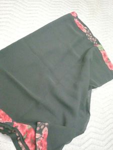 Anarkali With Print And Pant An Duppta
