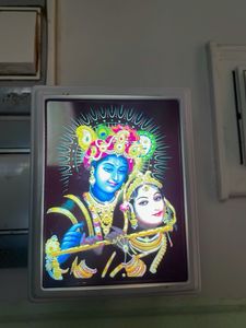 Radha Krishna Light-Up Picture