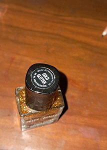 Golden  Gel Nail  Polish
