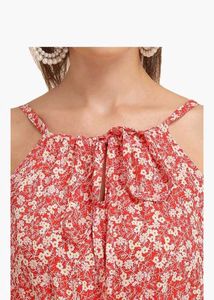 Floral Print Ruffled Jumpsuit