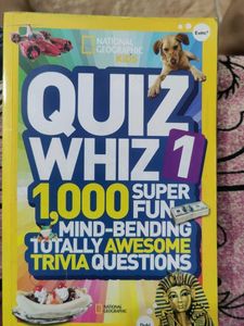 National Geographic Kids Quiz Whiz 1,2,3,4