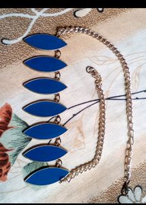 Blue Fancy Neckpiece