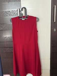 Red Sleeveless Dress