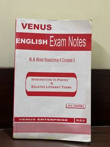 BA Course Students English Exm Note Book First Yr