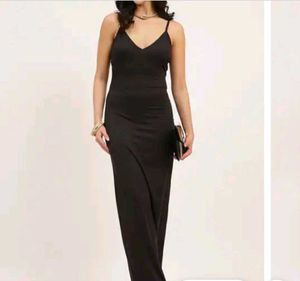 Elegant Black Maxi Dress