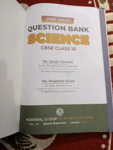 Class 10 SCIENCE ONE SHOT question Bank 2024