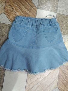 Short Denim Skirt