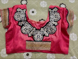 Elegant Blue &amp; Turquoise Saree