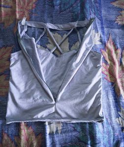 Party Wear Front Neck Designer Top