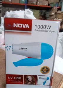 Folding Hair Dryer With 2 Speed Control