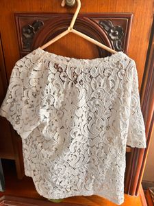 Off white Top From L.O.V By westside
