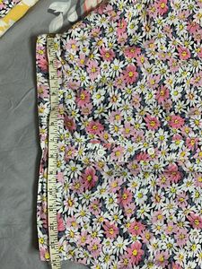Printed Pink Cotton Skirt For Woman