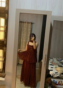 Partywear Kurti Sharara Set🎀🐬❤️