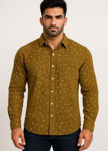 Patterned Casual Shirt | Men 3XL
