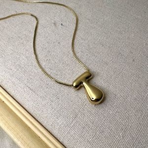 Anti Tarnish T Alphabet Necklace