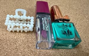 Makeup Bundle: Lipstick, Polish & Hair Clip