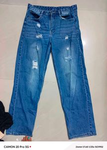 Ripped Blue Jeans
