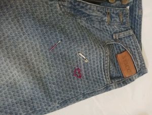 Y2k Baggy Embellished  Jeans