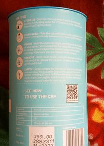 Sealed Pack Sirona Menstrual Cup