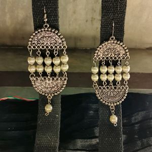 Half Moon Upside Down Earring