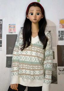 V NECK KNITTED SWEATER