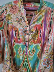 Multicolored Short Tunic