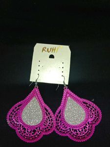Pink Dangle Earrings