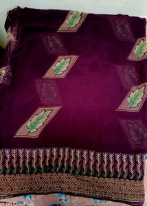 🇳🇿💫❤️ Elegant Burgendy Colour Saree