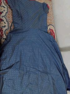 Stylish Blue Anarkali Dress