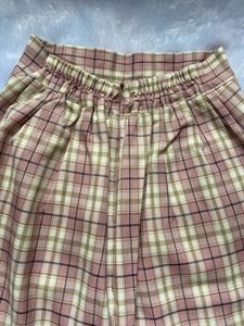 Checked Pink Skirt🌸