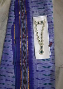 Beautiful Blue Odisha Handloom Ikat Saree