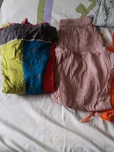 4 Damaged Cotton Pants And Kurta